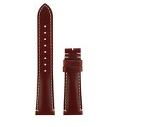 HASGTFM Ajuste Fit For TUDOR 1958, Correa De Reloj for Flor Roja Pequeña, Pulsera De Reloj Suave for Hebilla Plegable Dermis De 20mm Y 22mm For Hombre(Red brown rice no,20mm)