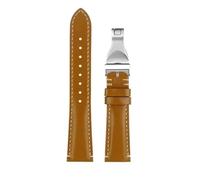 HASGTFM Ajuste Fit For TUDOR 1958, Correa De Reloj for Flor Roja Pequeña, Pulsera De Reloj Suave for Hebilla Plegable Dermis De 20mm Y 22mm For Hombre(Yellow rice foldi,20mm)