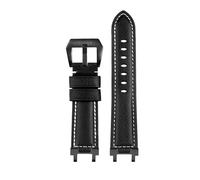 HASGTFM Ajuste for Casio Fit For G-SHOCK Correa MTG-B1000 MTG-G1000 accesorios de correa de reloj de cuero modificado de 24mm for hombre(Black black)