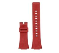 HASGTFM Ajuste for Casio Fit For G-SHOCK GA110 GM110 GM-110GB correa de reloj de silicona de acero pequeño Cannon franjas de diferente color rojo azul correa de reloj de resina naranja(Red without buc