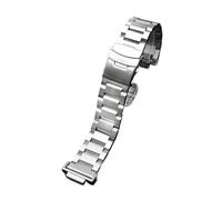 HASGTFM Ajuste for correa de reloj Casio Fit For G-SHOCK correa de acero inoxidable de Metal sólido DW5600 M5610 DW6900 GA110 GA120 pulsera de reloj for hombre(3107 matte Steel)
