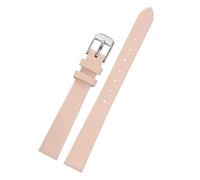 HASGTFM Ajuste for correa de reloj de cuero for diamantes de imitación Swarovski 5158517/5158972, correa de reloj de mujer de liberación rápida, pulsera de 12, 14mm, 16mm y 18mm(Pink-silver,20mm)