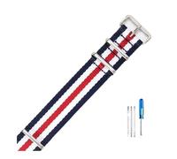 HASGTFM Ajuste for Daniel Ajuste for Wellington Ajuste for Tissot Ajuste for Rolex Water Ghost Ajuste for Citizen Ajuste for Seiko Correa de reloj de nailon elástico 18 20 22 mm((5) Red,22mm)