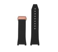 HASGTFM Ajuste for Ferragamo F80 serie deportiva correa de reloj de acero fino correa de goma de silicona pulsera for hombres y mujeres pulsera cóncava de 26 mm(Color 14)