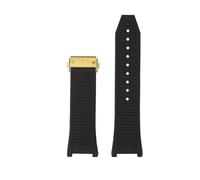 HASGTFM Ajuste for Ferragamo F80 serie deportiva correa de reloj de acero fino correa de goma de silicona pulsera for hombres y mujeres pulsera cóncava de 26 mm(Color 13)