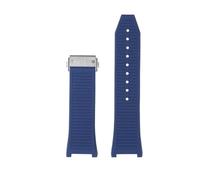 HASGTFM Ajuste for Ferragamo F80 serie deportiva correa de reloj de acero fino correa de goma de silicona pulsera for hombres y mujeres pulsera cóncava de 26 mm(Color 04)