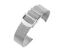 HASGTFM Ajuste universal for correa de reloj milanesa Correa de reloj de liberación rápida Correa de malla de acero inoxidable Correa de muñeca Ajuste for Seiko Ajuste for IWC Ajuste for Tissot Ajuste