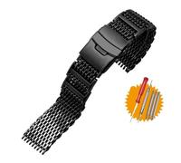 HASGTFM Ajuste universal for correa de reloj milanesa Correa de reloj de liberación rápida Correa de malla de acero inoxidable Correa de muñeca Ajuste for Seiko Ajuste for IWC Ajuste for Tissot Ajuste