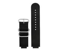 HASGTFM Anillo de acero de Metal, correa de cuero vacuno Retro compatible con Casio Fit For G-SHOCK DW5600 GW-B5600 GWM5610, accesorios de caja de reloj de cuero(Black-steel buckle,For GM-5600)
