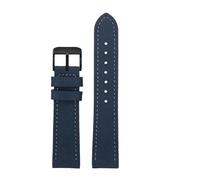 HASGTFM Apto for Breitling Correa de reloj de cuero de nailon Apto for Seawolf Blackbird Apto for Avenger Tudor Apto for Black Shield Canvas Watchband 20 22 mm 24 mm Pulsera de hombre(Blue-black pin,2