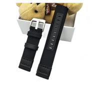 HASGTFM Banda de reloj de cuero de nylon Fit for Jeep 20mm 22mm 24mm Hombres Reloj Correa Ejército Verde Correa de cuero Strap Watch Accesorios(S1,20mm)