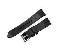 HASGTFM Banda de reloj de goma flúor 18 mm 20 mm 22 mm Pulsera de 24 mm Barra de liberación rápida for el buceo Sport Watch Strap Reemplazo(Schwarz,22mm)