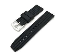 HASGTFM Banda de reloj genérica 20 mm 22 mm 24 mm Liberación rápida Reloj Bandas de correa for la correa de la banda de relojes impermeables Banda(Schwarz,22mm)