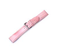 HASGTFM Banda de reloj negro de marrón correas de cuero Bandas de relojes 12 mm 14 mm 16 mm 18 mm 20 mm 22 mm Accesorios de reloj Banda de cinturón unisex(Rose,18mm)