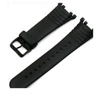 HASGTFM Bandas de reloj de hebilla de plata se ajustan fit for suunto Banda de muñeca Hebilla negra Suda a prueba de silicona Reemplazo de la banda de pulsera(Black Buckle)