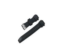 HASGTFM Bandas de reloj de liberación rápida de resina de moda deportiva negra aptas for PRG-260(Grey words)