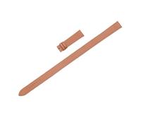 HASGTFM Cinturón de reloj Adecuado for Hermes Apto for CAPE COD/Apto for HEURE H Cuero de doble círculo Accesorios de 19 mm Pulsera de cuero de piel(Yellowish brown 2)