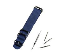 HASGTFM Conector de accesorios for reloj, correa de nailon apta for Casio Fit for G-SHOCK GA100 GA400DW5600M5610DW6900 BABY-G BA110 120, correa de resina for reloj(Dark blue-01,22mm)