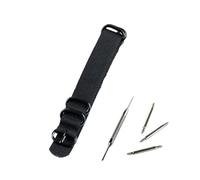 HASGTFM Conector de accesorios for reloj, correa de nailon apta for Casio Fit for G-SHOCK GA100 GA400DW5600M5610DW6900 BABY-G BA110 120, correa de resina for reloj(Schwarz,16mm)