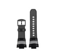 HASGTFM Convexo 14MM 16MM Verde Militar Apto for CASIO GST-B400 GST-B200 GA2100 Correa de Reloj de Lona Correa de Nailon Pulsera Impermeable Transpirable(Dark Gray-Black,16mm for GA2100)