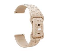 HASGTFM Correa con grabado Floral de 18mm, 20mm y 22mm apta for Samsung Galaxy Watch 4/5/6 Band 40mm 44mm/Gear S3/6 Classic/5Pro pulsera con estampado de leopardo(Milktea,20mm)