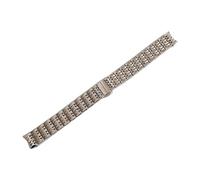 HASGTFM Correa de acero inoxidable de metal for hombres Ajuste for Tissot Fit for Casson T085 207a BUTTERFLY CRASH Pulsera de la muñeca de la banda de reloj de 14 mm