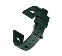 HASGTFM Correa de caucho flúor de 20mm y 22mm for deportes de buceo, correa de reloj transpirable resistente al agua apta for Seiko y marcas de relojes Omega(Grn,20mm)