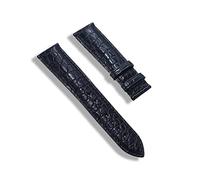 HASGTFM Correa de cuero 18 19 20 21 22 mm correa de cuero for hebilla de mariposa(21mm)