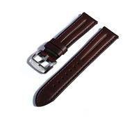 HASGTFM Correa de cuero correa reloj de reloj de hombre 20/22 mm Vintage textura aguja hebilla(Burgundy,20mm)