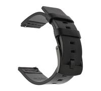 HASGTFM Correa de cuero de 20 mm 22 mm for Samsung Galaxy Watch Correa 6 5 4 40 mm 44 mm Active 2 Gear S3 Pulsera for Amazfit Fit for Huawei Watch Correa(Black black,18mm)