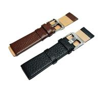 HASGTFM Correa de cuero reloj de reloj 22 | 24 | 26 | 28 | Accesorios marrones de 30 mm. Banda de reloj de pulsera suave y cómoda. Pulsera(Brown,24mm)