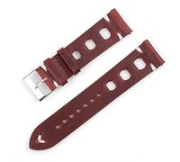 HASGTFM Correa de cuero Reloj de reloj Mujeres Mujeres Reloj Banda Banda Black Brown Reemplazo 18 20 22 Relojes de 24 mm Accesorios Kz3h06(Wine Red,18mm)