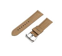 HASGTFM Correa de cuero retro hecha a mano piel loca correa de reloj 20 22 24 26 mm(Brown 2,22mm)