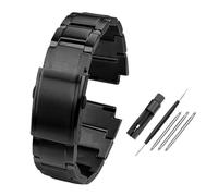 HASGTFM Correa De Fit For Casio Fit For G-SHOCK GST-B200 Gstb200, Correa De Acero Inoxidable Sólido De 24x16mm, Pulsera De Metal De Liberación Rápida For Hombre(Schwarz)