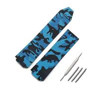 HASGTFM Correa de goma for hombre, accesorios de reloj aptos for HUBLOT, reloj de gran explosión for pulsera deportiva de silicona resistente al agua, 17mm x 25mm(Blue,22mm)