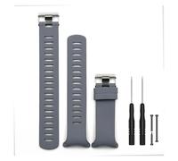 HASGTFM Correa de goma for hombre, accesorios for reloj, aptos for SUUNTO D4 D4i, aptos for NOVO, correa de silicona for buceo, pulsera deportiva for exteriores, correa de reloj for mujer(Gray)