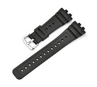 HASGTFM Correa de goma resistente a la correa de resina de resina Sport Sport Boder Bole de bucle de bucle de bucle de metal dorado for el ajuste de Casio for el ajuste de Casio for G-shock Adecuado G
