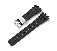 HASGTFM Correa de goma resistente a la correa de resina de resina Sport Sport Boder Bole de bucle de bucle de bucle de metal dorado for el ajuste de Casio for el ajuste de Casio for G-shock Adecuado G