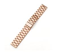 HASGTFM Correa de metal 44mm 40 mm 41mm reloj de reloj de acero inoxidable 45 mm 7 6 SE 5 4 3 Accesorios de la serie FIT for IWATCH(Rose gold,42mm or 44mm or 45mm)