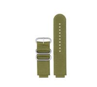 HASGTFM Correa de nailon for reloj casio Fit For g-shock DW-5600 GW-B5600 GM-5600 GM110 GA110 GM2100 GA900 AE1200, correa de reloj deportiva de lona transpirable(Green-silver,18mm)