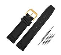 HASGTFM Correa de nailon impermeable for reloj de hombre, ajuste universal, ajuste piloto, parte trasera de lona portuguesa, correa de reloj de cuero for hombre, pulsera verde militar de 20 21MM 22MM(