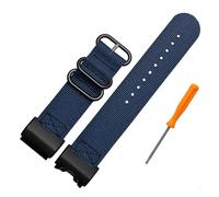HASGTFM Correa de nailon resistente al agua for reloj Casio GWG-1000GB, correa de reloj de lona hecha a mano deportiva, nuevo diseño 24, correa de nailon for reloj(Blue black buckle)