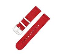HASGTFM Correa de nylon 18mm 20 mm 22mm 24mm Lanzamiento rápido Barra de primavera Reloj militar Ajuste de reemplazo for Huawei Fit for Samsung(Light Brown,24mm)