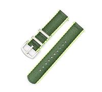 HASGTFM Correa de nylon 18mm 20 mm 22mm 24mm Lanzamiento rápido Barra de primavera Reloj militar Ajuste de reemplazo for Huawei Fit for Samsung(Red Black,20mm)