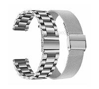 HASGTFM Correa de pulsera de metal Gts2 Correa BIPS WATCHAND PACE STRATOS 2 GTS GTR 42 MM Ajuste de correa for Xiaomi Fit for Amazfit Fit for Bip Fit for Huami(Silver2pcs,22mm)