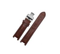 HASGTFM Correa de reloj apta for GC 22 * 13mm 20 * 11mm Correa for muescas for hebilla de acero inoxidable cinturón de reloj for hombres y mujeres(Brown sk,20-11mm)