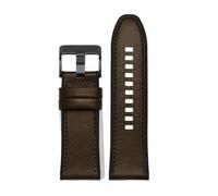 HASGTFM Correa de reloj con revestimiento de silicona Apta for la nueva correa de reloj de silicona con revestimiento de Seven Fridays Diesel m2 / 02 P1B / 01 Pulsera de cuero Cinturón de 28 mm(Dark b