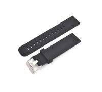 HASGTFM Correa De Reloj De 18mm/20mm/22mm Apta Fit For Motorola Fit For Moto Fit For Gen 46mm Apta Fit For Samsung Gear2 Pulsera De Goma De Silicona(Schwarz,18mm)