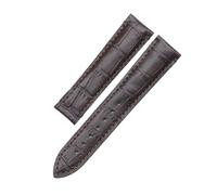HASGTFM Correa de reloj de 20mm y 21mm for hombre, ajuste adecuado for Oris Artix, hebilla plegable, capa superior de cuero, correa de reloj, accesorios de cuero(Brown,20mm)