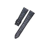 HASGTFM Correa de reloj de 21 mm, cuero de calidad superior, color negro, ajuste adecuado for correa de reloj Hermes, grano redondo(Black 2)